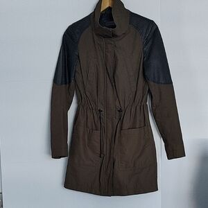 Danier Utility Jacket in Brown and Black
